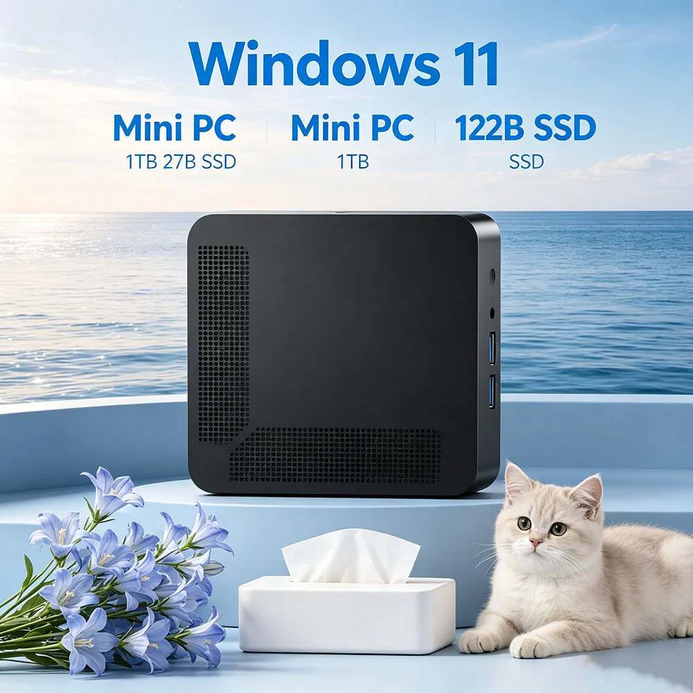 Pc Gaming I3 - Mini PC Temperado Core i3 6100