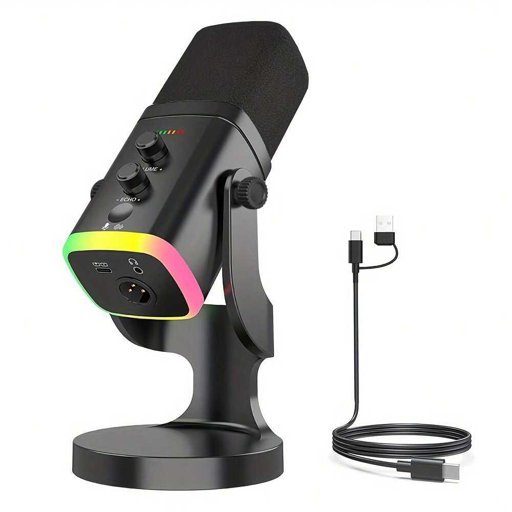 Pc Gaming Youtubers - Microfone dinâmico XLR/USB para streaming e