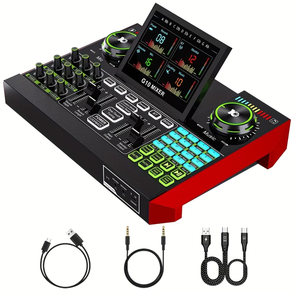 Pc Gaming Youtubers - Microfone para Podcast Tenlamp G10 com