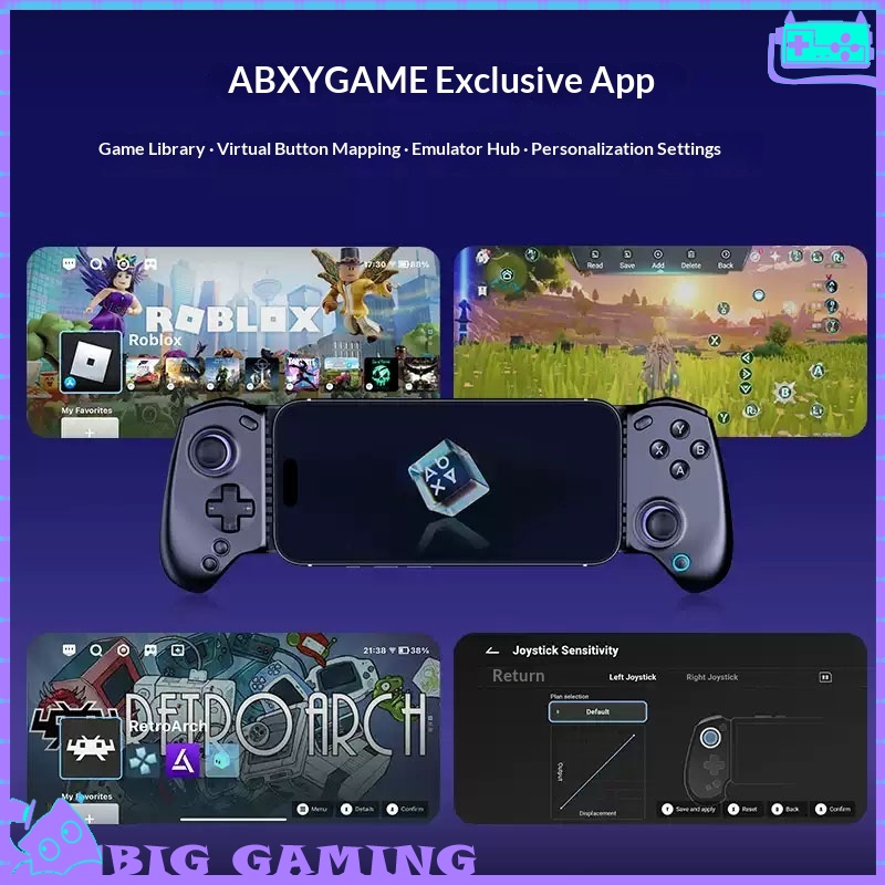 Android Gaming Emulator Pc - Controle de Jogo Telescópico Abxylute S8