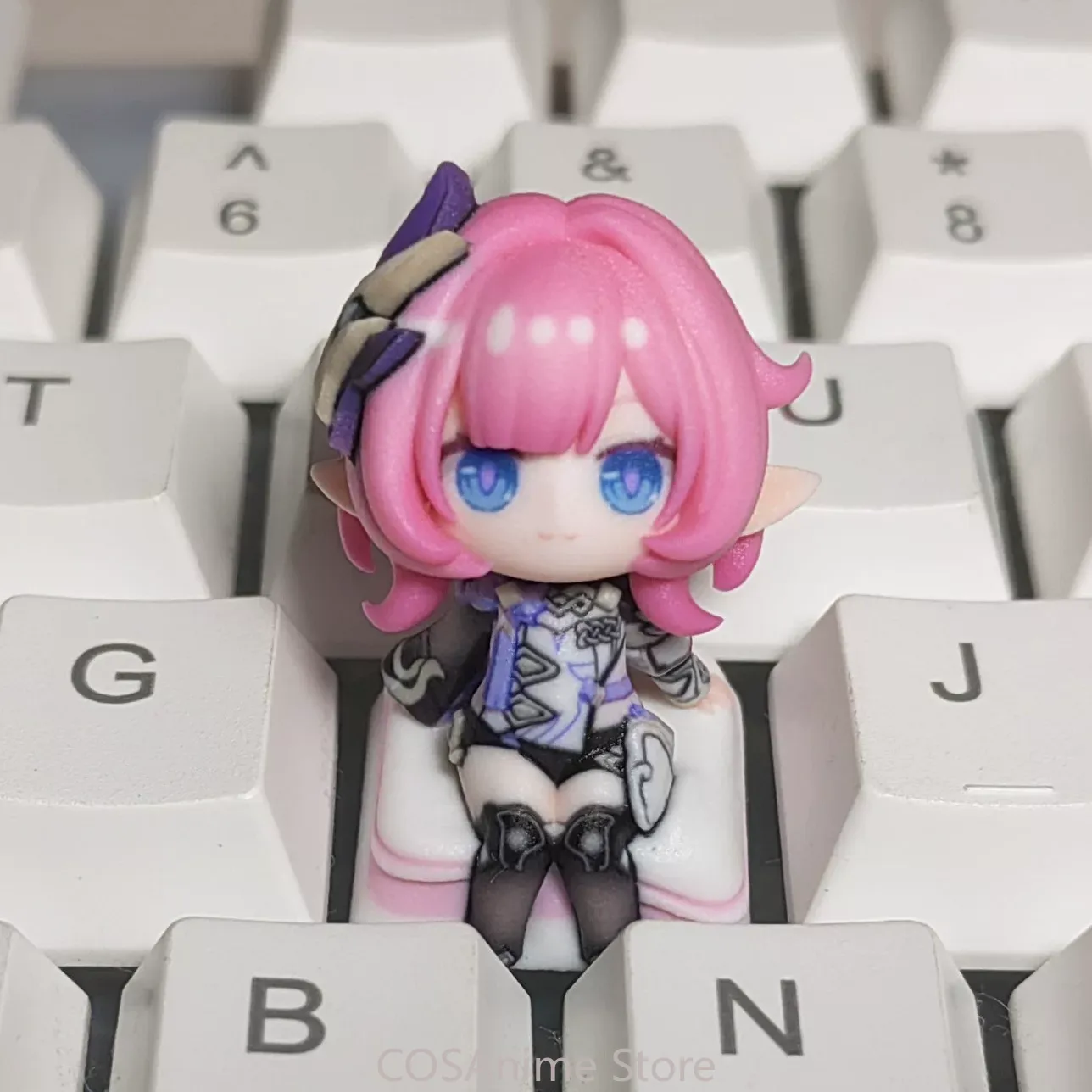 Mechanical Keyboard - Honkai impacto 3 elysia cosplay anime