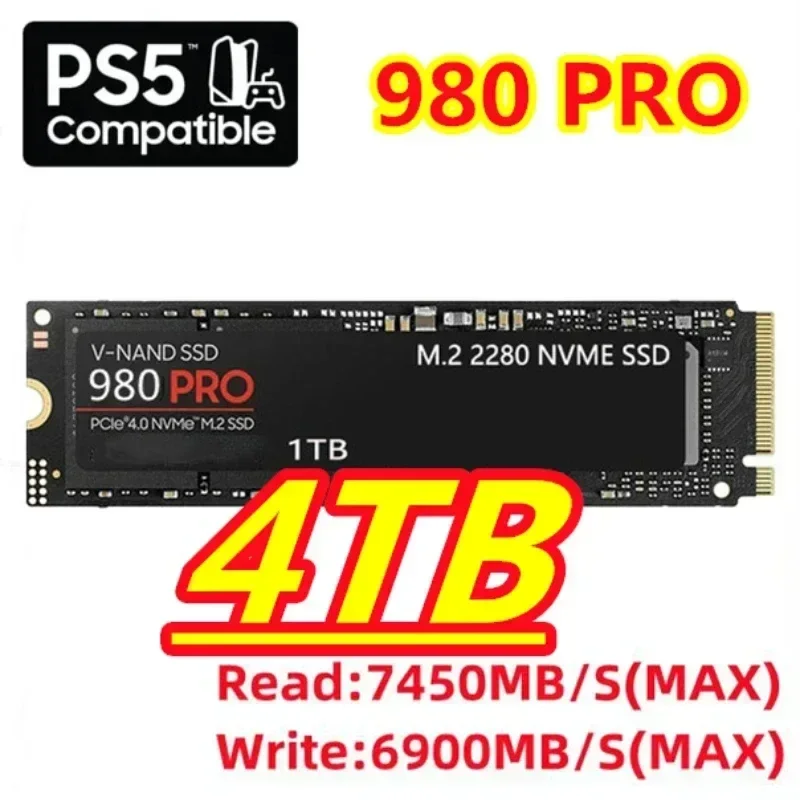 Pc Gaming Vs Ps5 - SSD Original 980Pro NVMe M.2 1TB