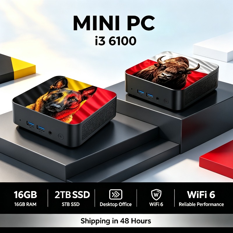 Pc Gaming I3 - Computador Mini Desktop para Jogos Intel