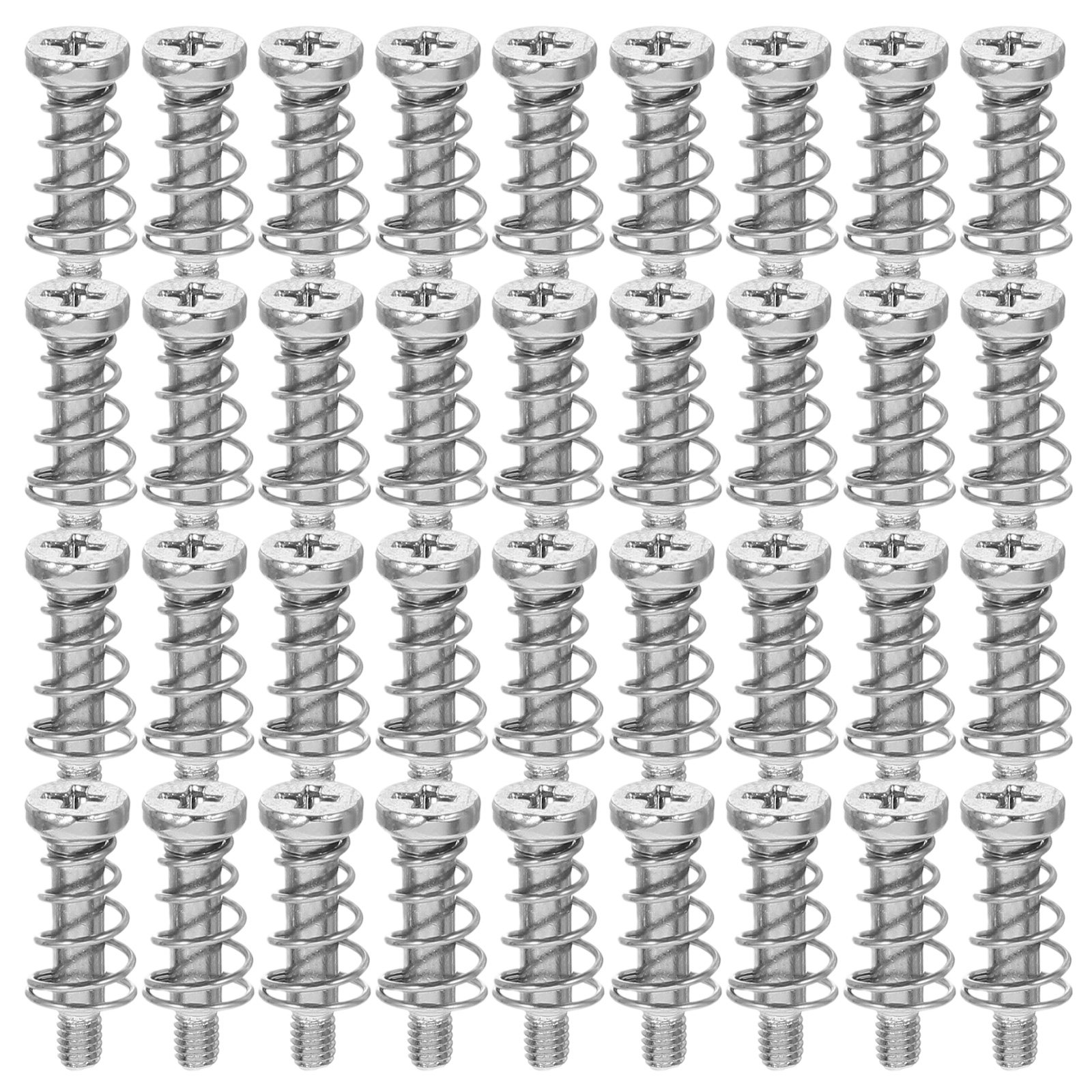 Pc Case Fan - 100 Peças Parafusos de Mola para