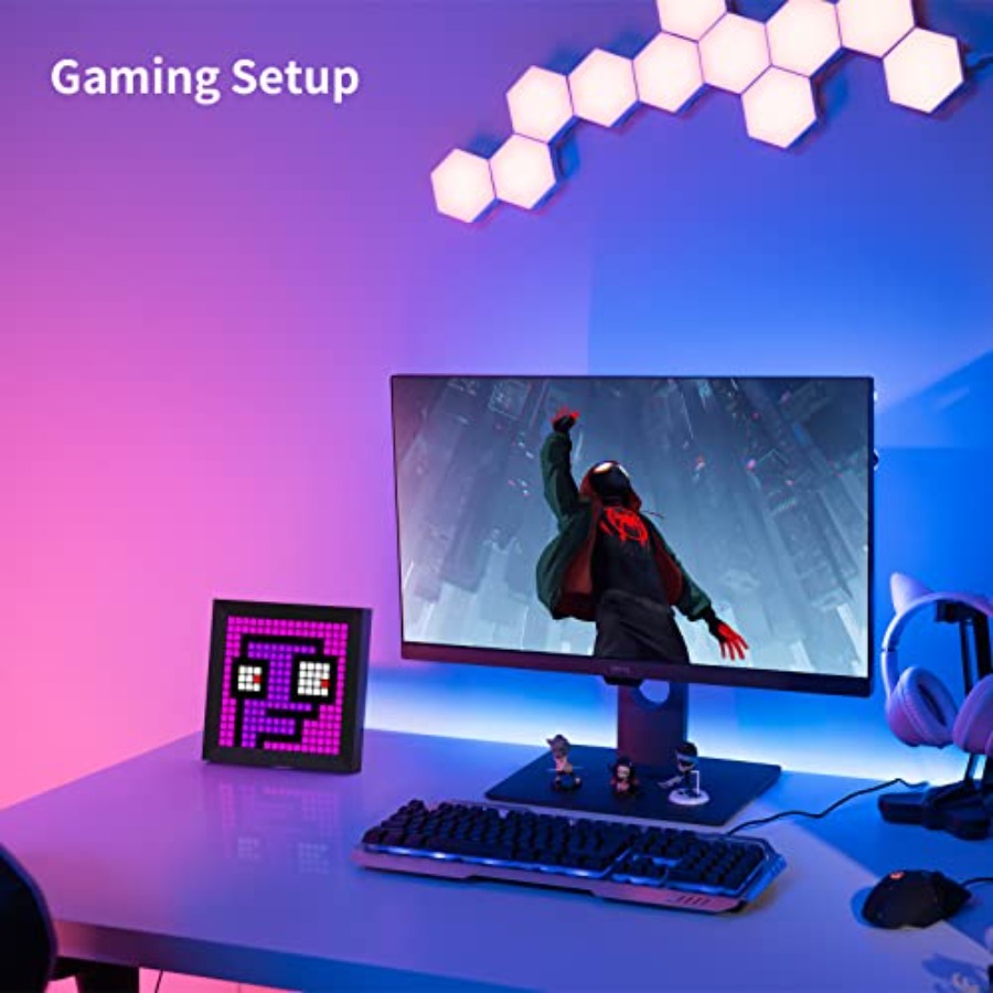 Painel de Exibição de Pixels L - Pc Gaming Desk avaliação e preço