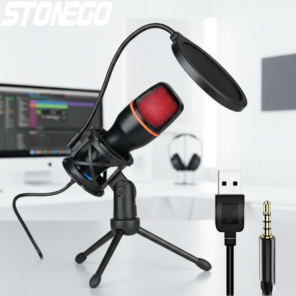Kit de Microfone Condensador U - Pc Gaming Youtubers avaliação e preço