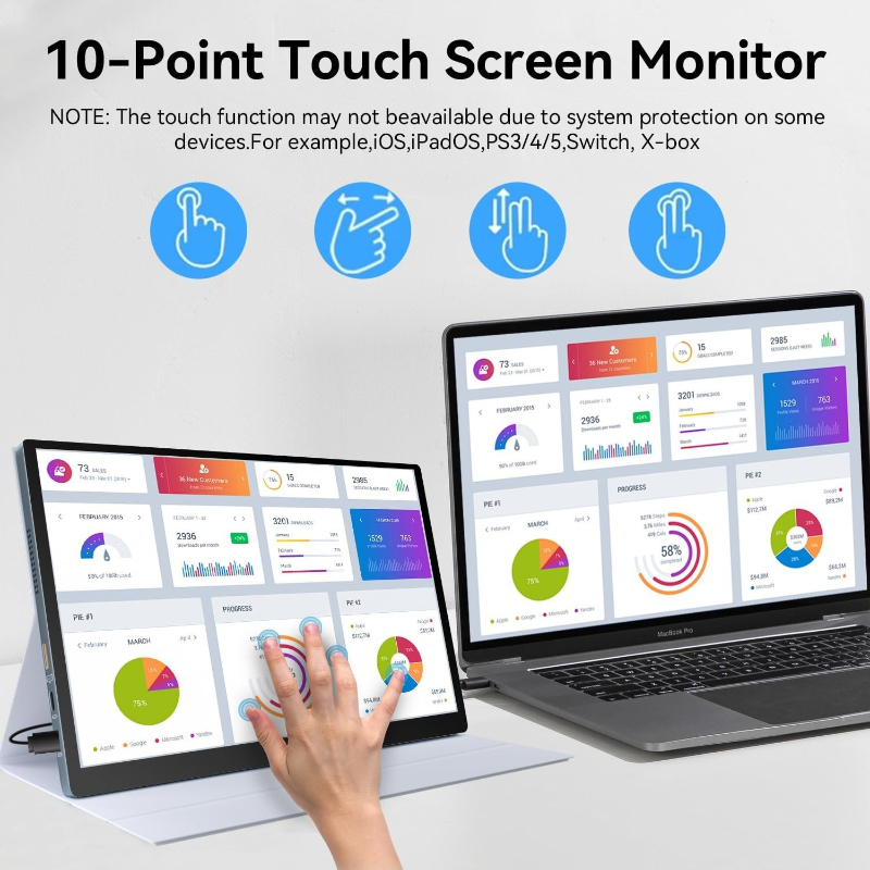 Monitor Portátil Touchscreen O - Pc Gaming Desk avaliação e preço