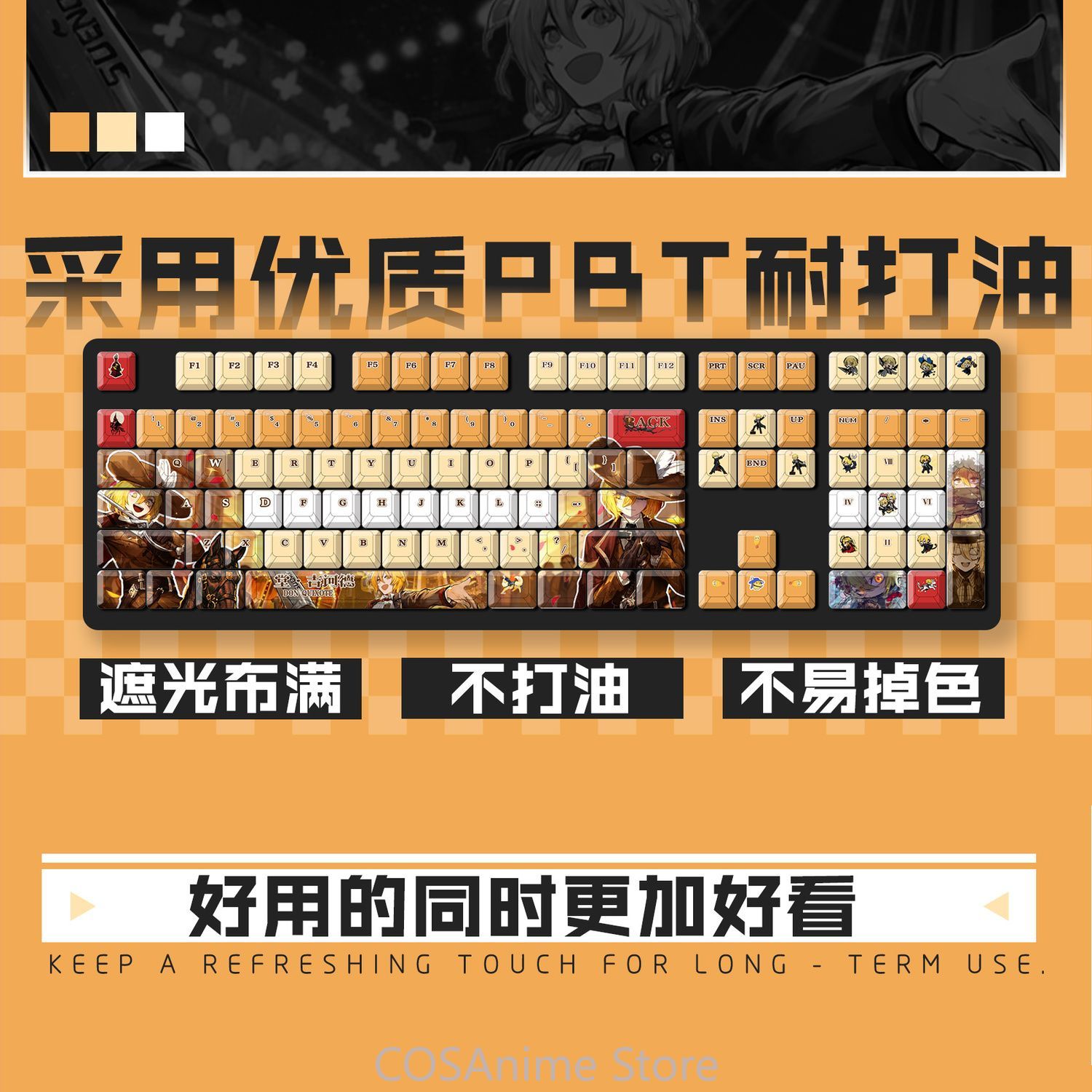Teclas de Cosplay Anime Limbus - Mechanical Keyboard avaliação e preço