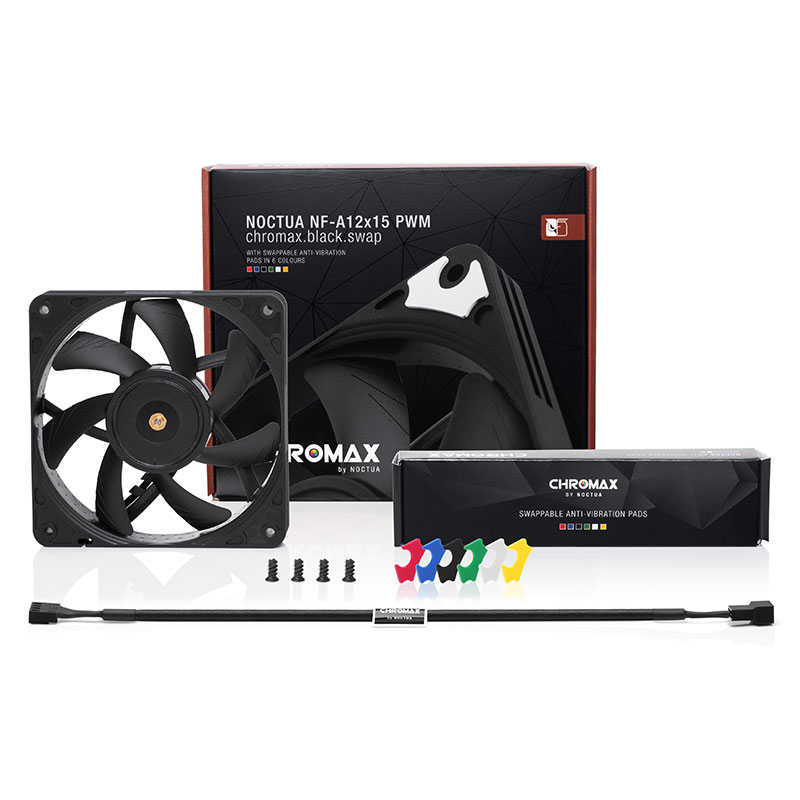 Noctua NF-A12x15 PWM Chromax.b - Pc Case Fan avaliação e preço