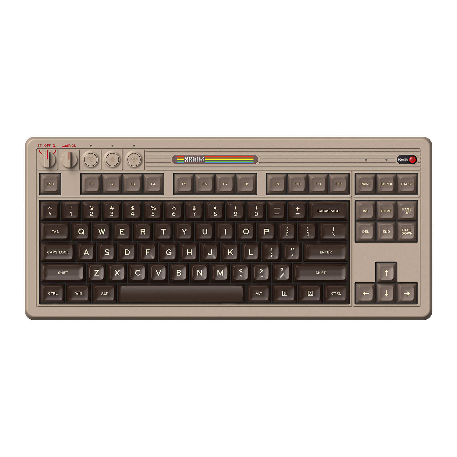 Teclado mecânico retrô 8BitDo, - Mechanical Keyboard avaliação e preço