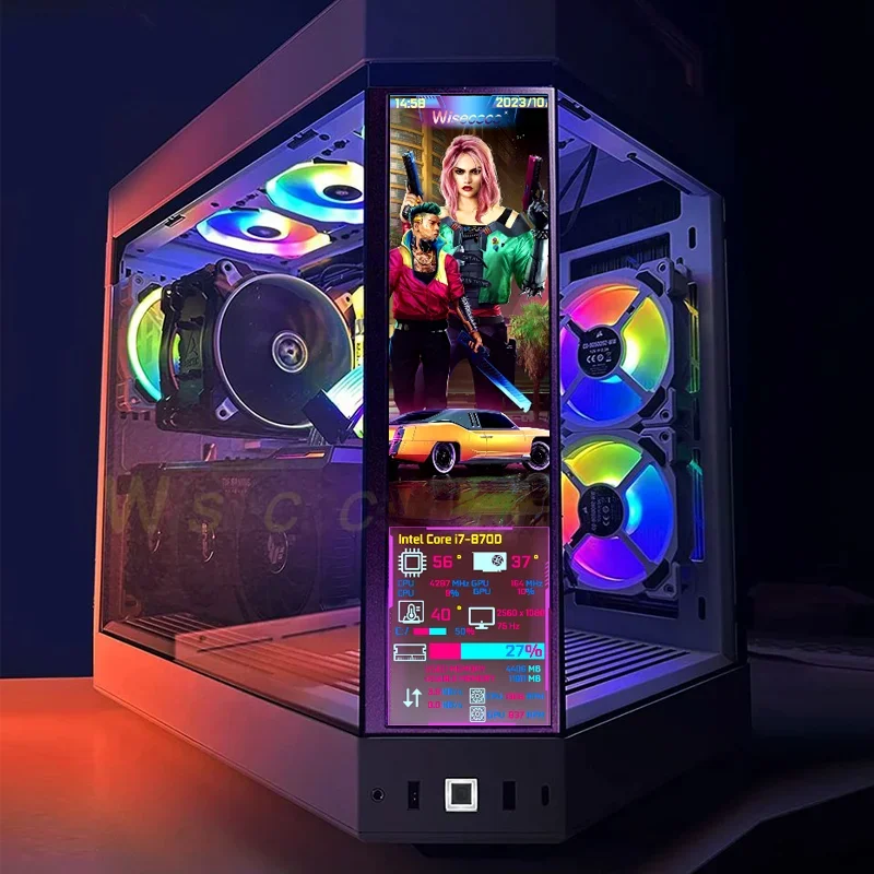 Wisecoco 12.6 polegada 1920*51 - Pc Gaming Aquarium avaliação e preço