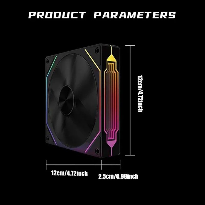 Ventilador de gabinete para co - Pc Case Fan avaliação e preço
