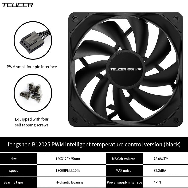 Teucer pc computador caso vent - Pc Case Fan avaliação e preço
