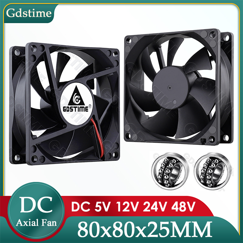 Gdstime DC 5V 12V 24V Ventilad - Pc Case Fan avaliação e preço