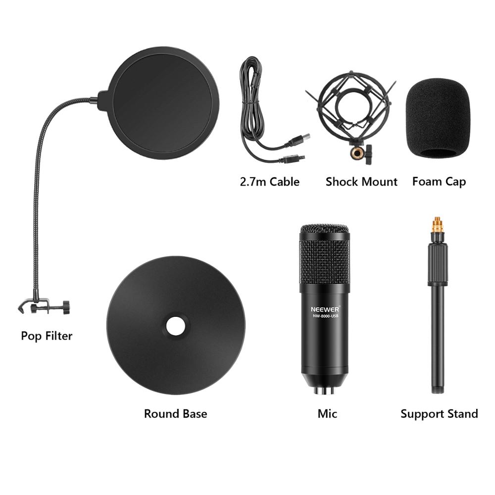 Neewer kit de microfone usb-pl - Pc Gaming Youtubers avaliação e preço