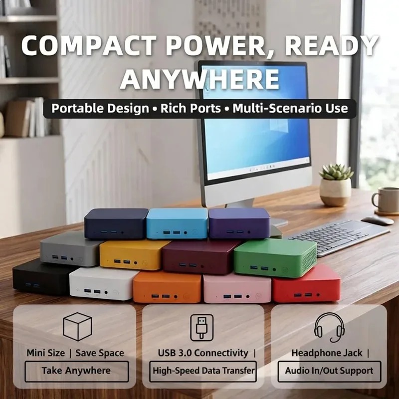 Novo Mini PC Poderoso Intel Co - Pc Gaming I3 avaliação e preço