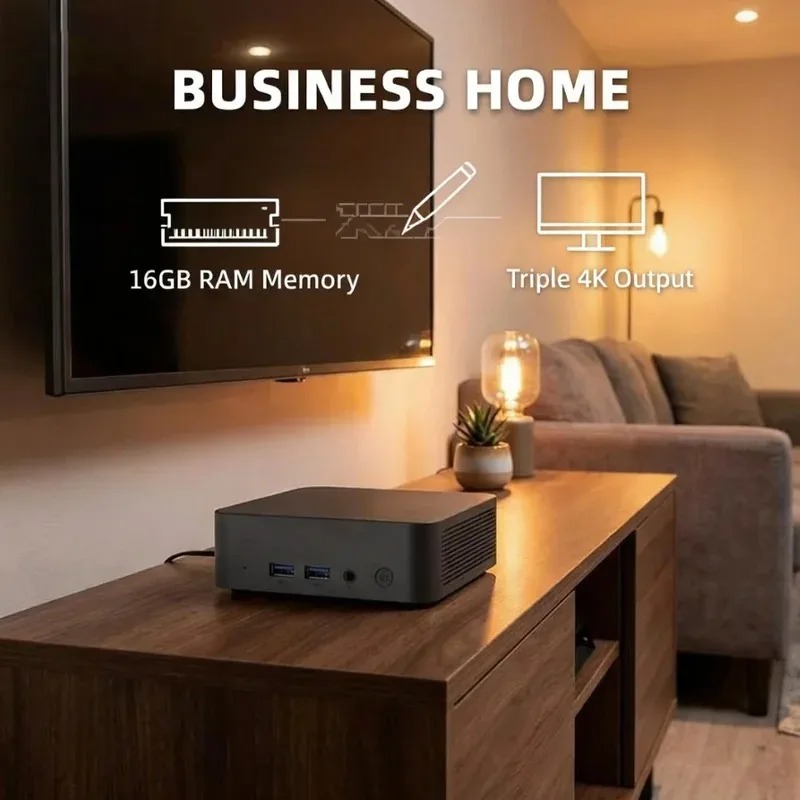 Novo Mini PC Poderoso Intel Co - Pc Gaming I3 avaliação e preço