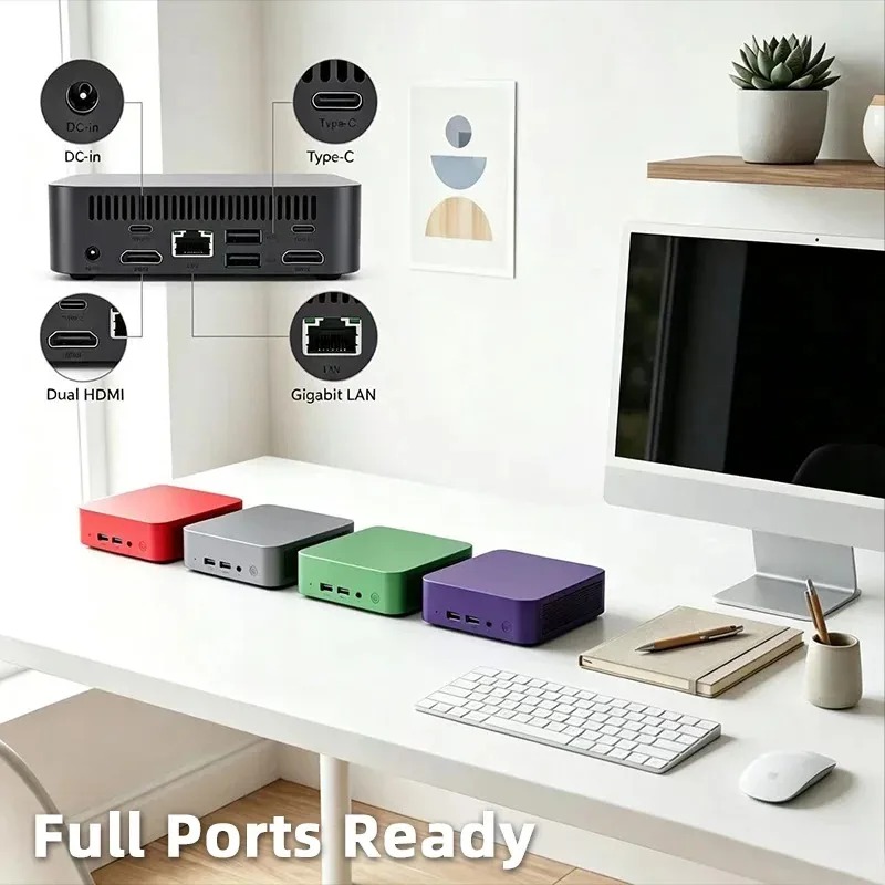 Novo Mini PC Poderoso Intel Co - Pc Gaming I3 avaliação e preço