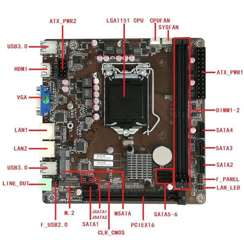 Placa-Mãe Mini-ITX B365 LGA 11 - Pc Gaming I3 avaliação e preço