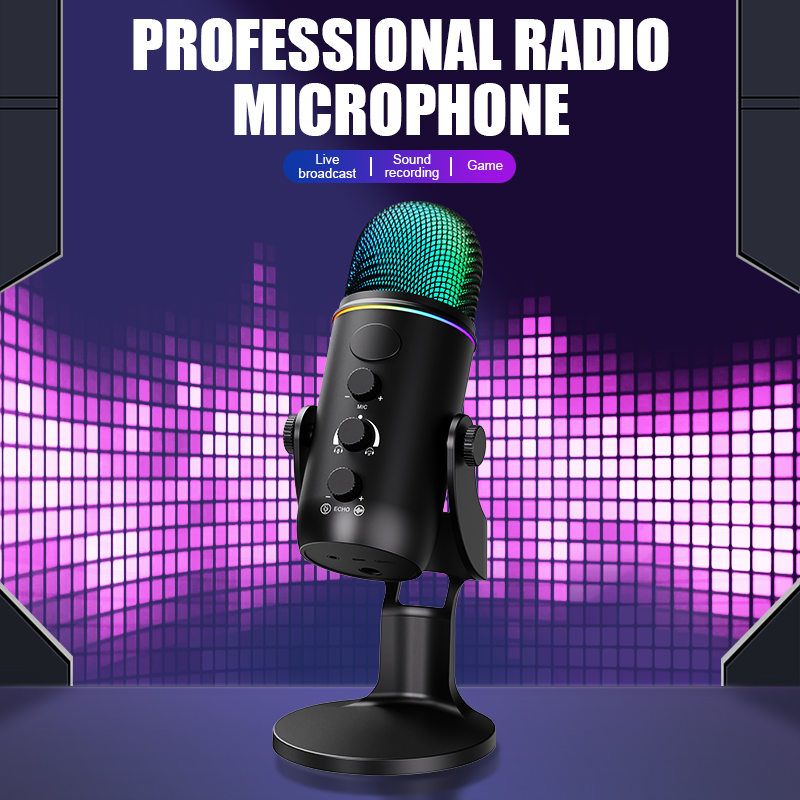 Microfone Gamer USB RGB, Conde - Pc Gaming Youtubers avaliação e preço