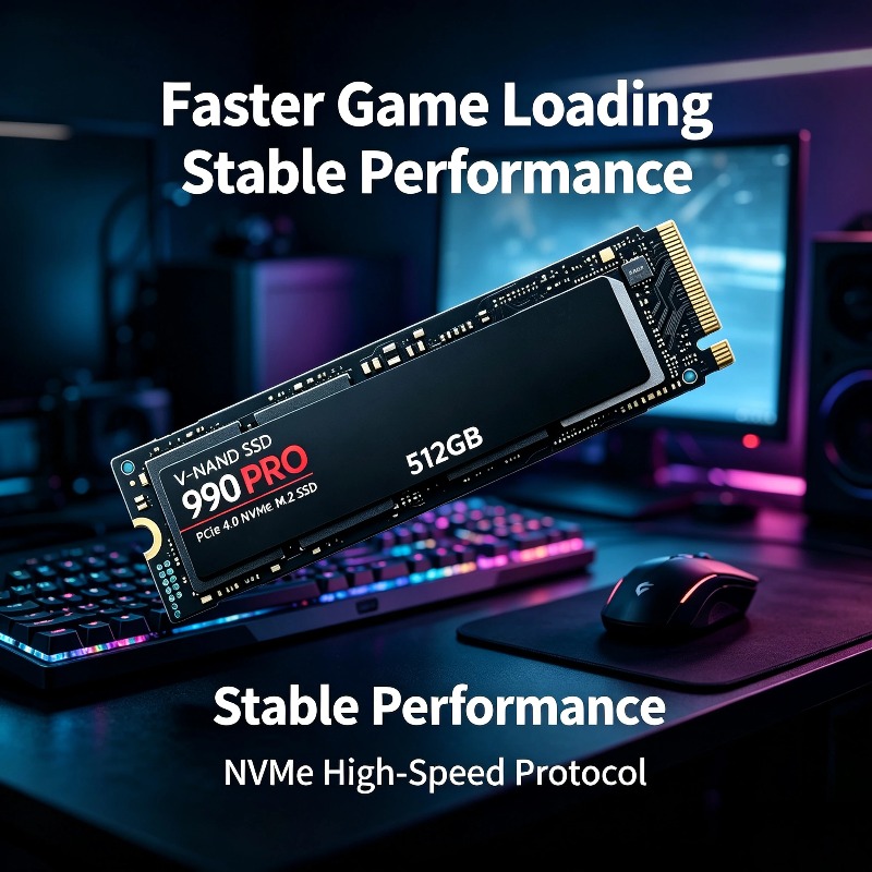 SSD genuíno 990 PRO 512G‑4TB M - Pc Gaming Vs Ps5 avaliação e preço