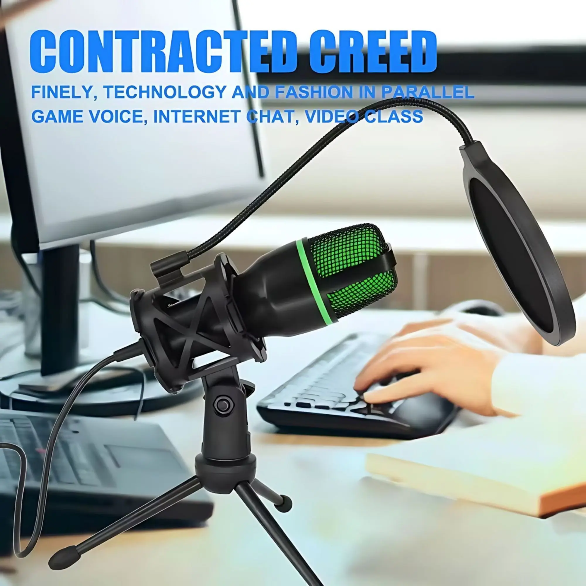 Kit de Microfone Condensador C - Pc Gaming Youtubers avaliação e preço
