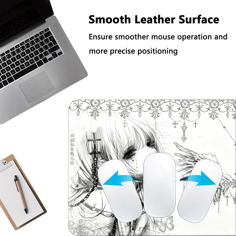 Mousepad de Couro Preto e Bran - Pc Gaming Desk avaliação e preço