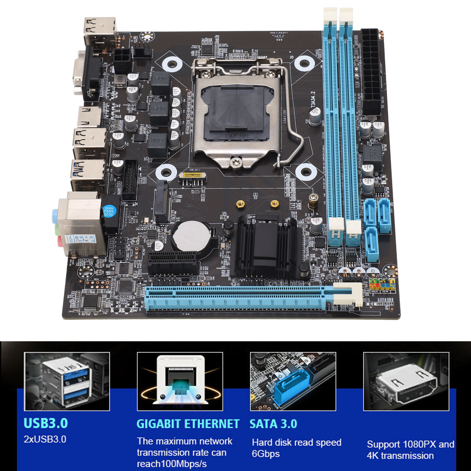 Placa-mãe para jogos H81 Dual  - Pc Gaming I3 avaliação e preço