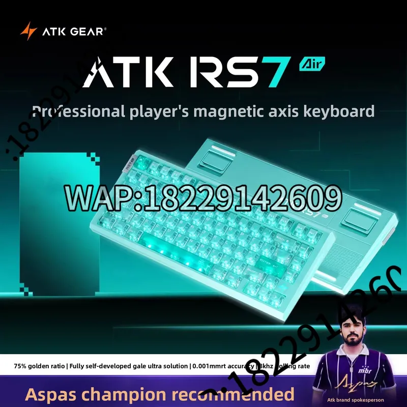 Teclado Mecânico ATK RS7 Air c - Mechanical Keyboard avaliação e preço